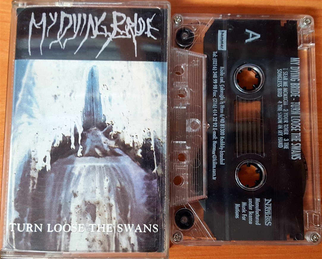 MY DYING BRIDE - TURN LOOSE THE SWANS CASSETTE MADE IN TURKEY ''USED''