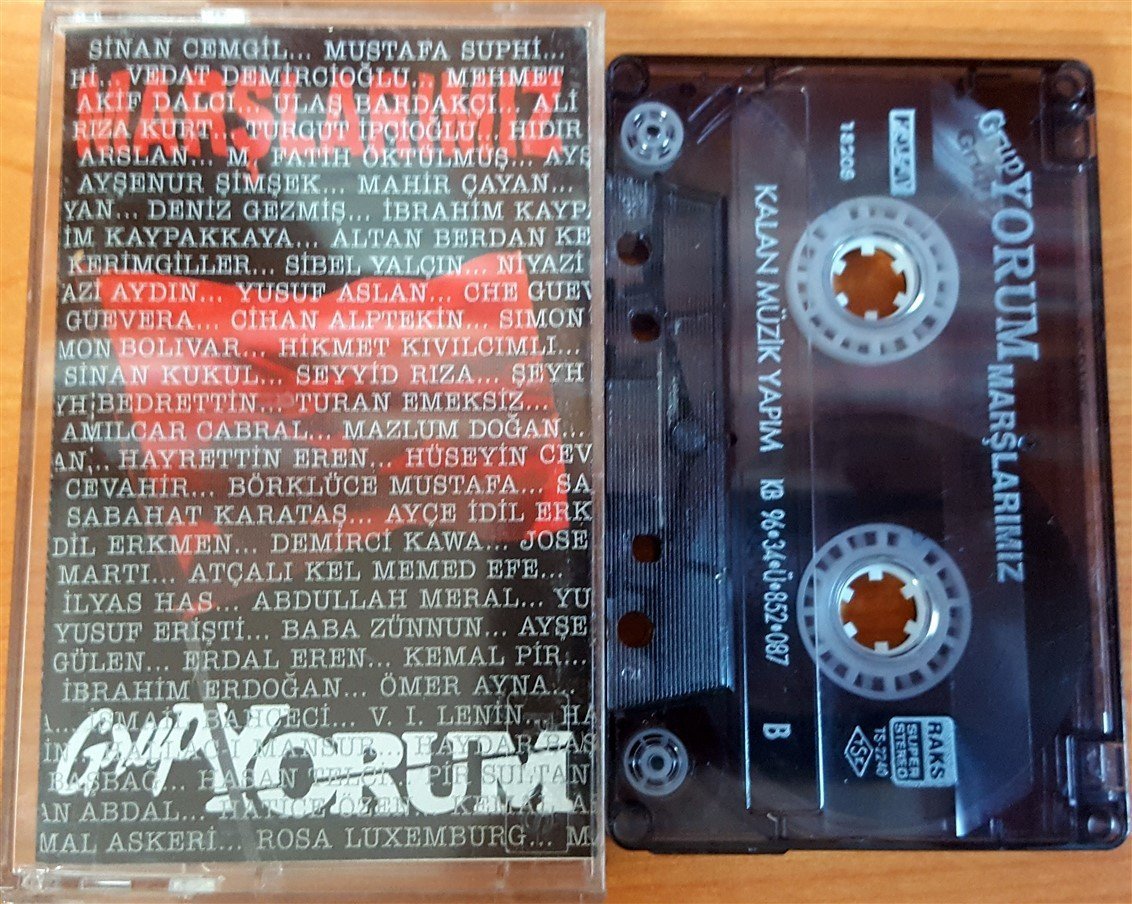 GRUP YORUM - MARŞLARIMIZ KASET 2.EL