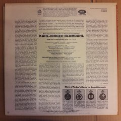 KARL BIRGER BLOMDAHL - GAME FOR 8 / FIVE ITALIAN SONGS - LP 2.EL PLAK