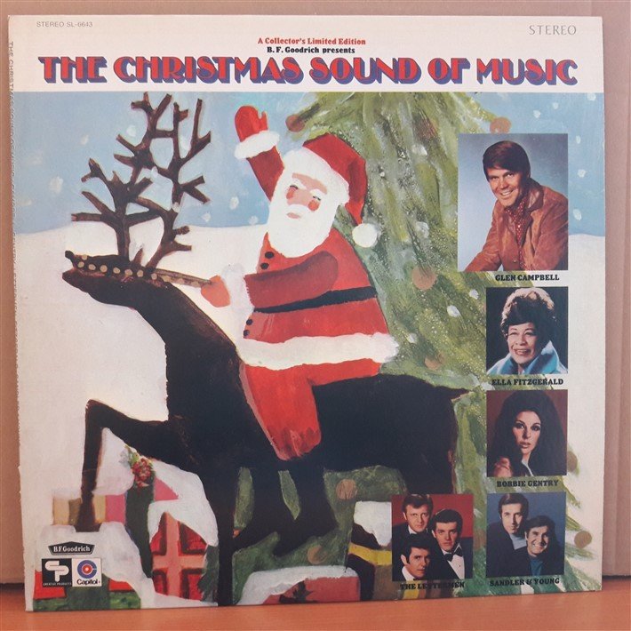 THE CHRISTMAS SOUND OF MUSIC, ELLA FITZGERALD, GLEN CAMPBELL... - LP 2.EL PLAK