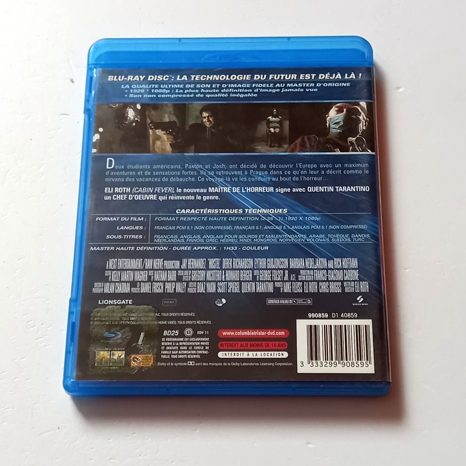 HOSTEL - JAY HERNANDEZ, DEREK RICHARDSON - YÖN.: ELI ROTH  - BLU-RAY  2.EL