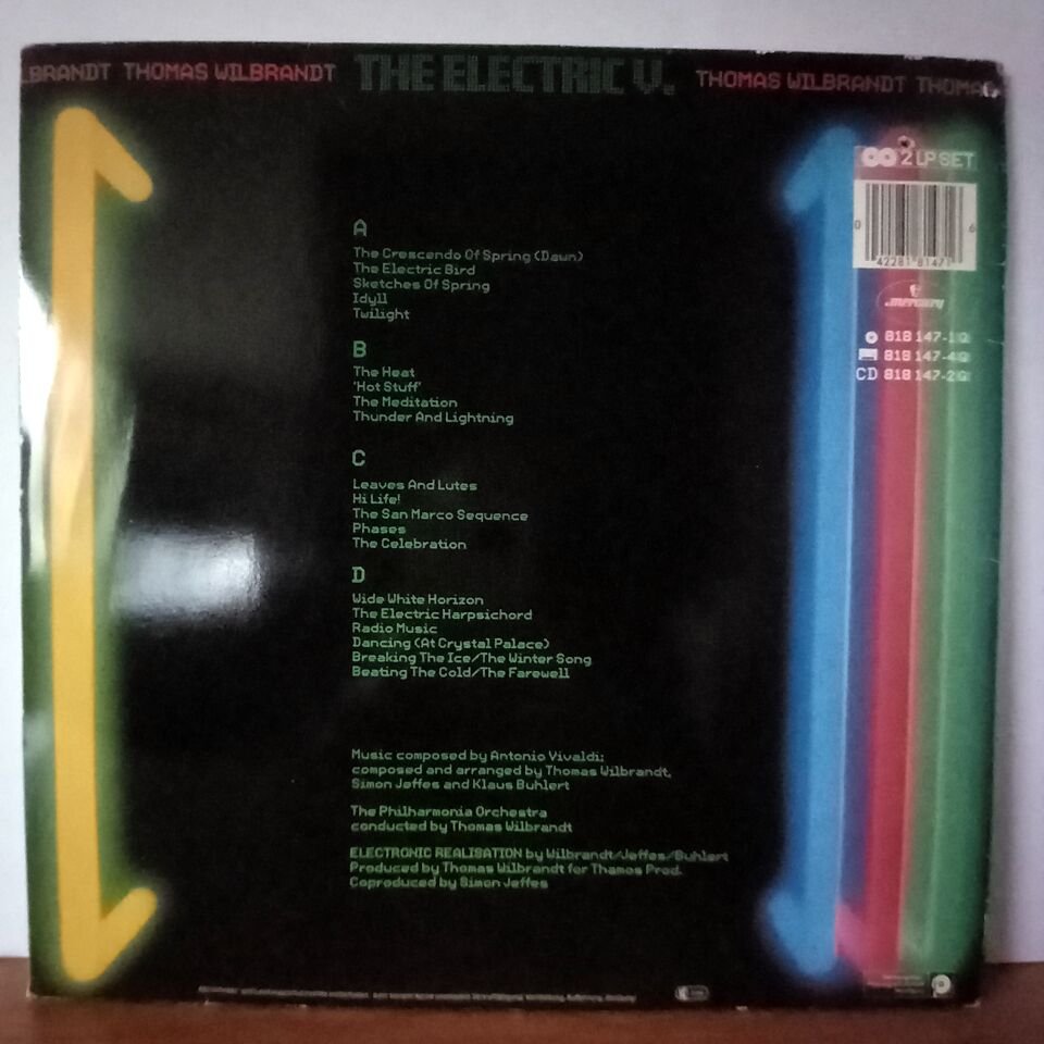 THOMAS WILBRANDT – THE ELECTRIC V. (1984) - 2LP 2.EL PLAK
