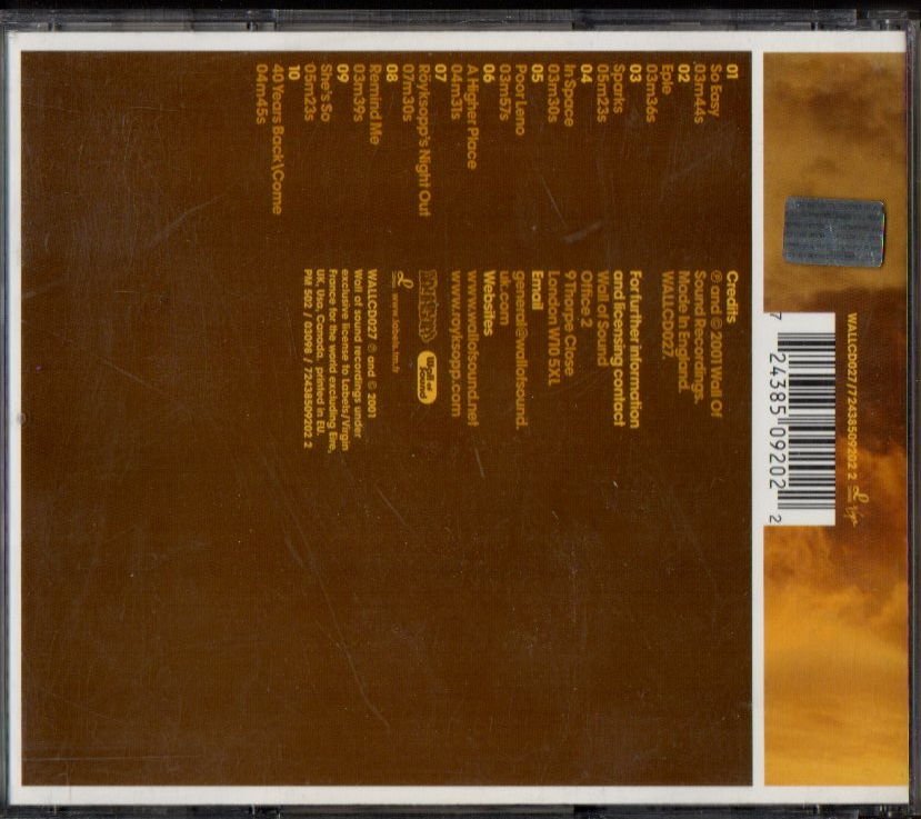ROYKSOPP - MELODY A.M. (2001) - CD LEFTFIELD / DOWNTEMPO ELECTRONIC 2.EL