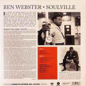 THE BEN WEBSTER QUINTET - SOULVILLE (1958) - LP 2024 REISSUE LIMITED EDITION 180GR SIFIR PLAK