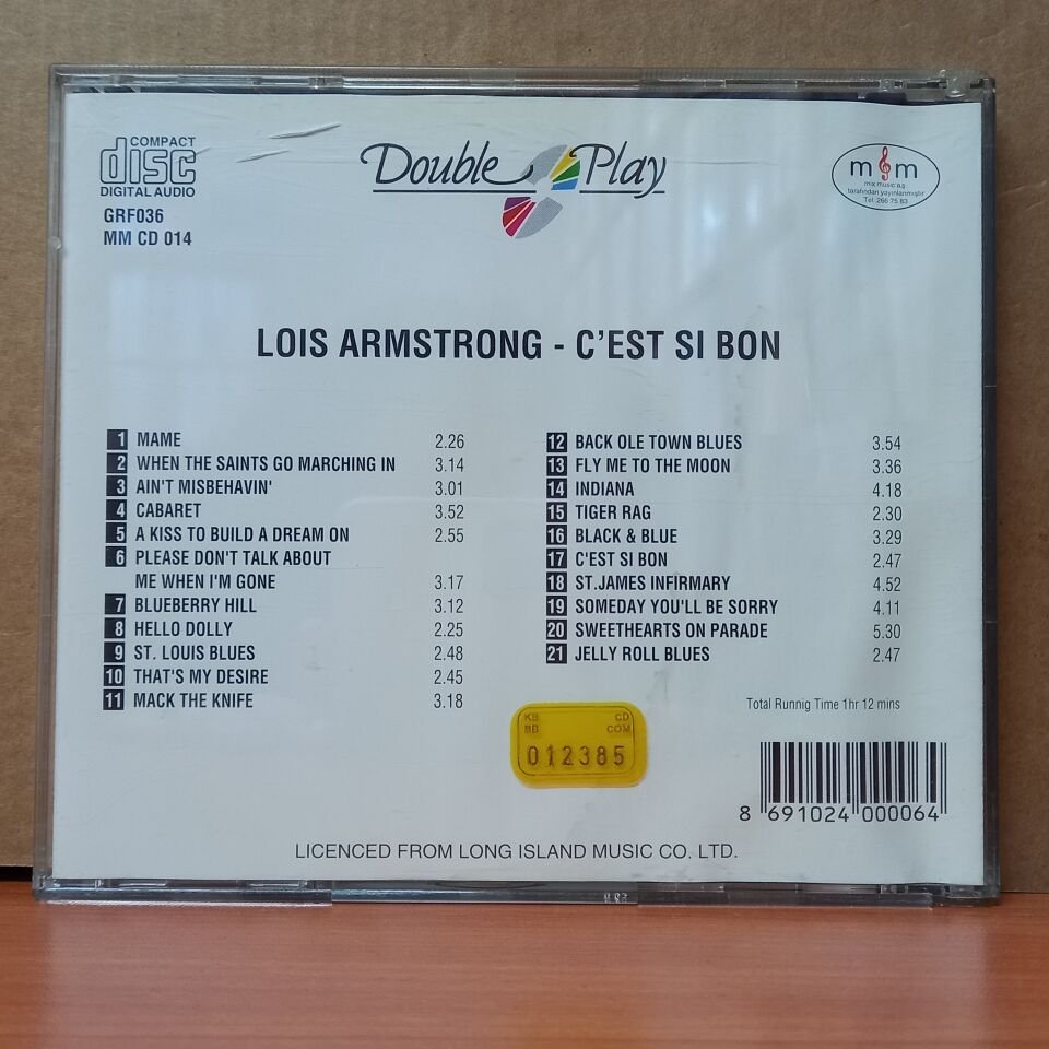 LOUIS ARMSTRONG - C'EST SI BON (1993) - CD 2.EL
