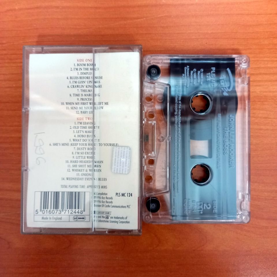 JOHN LEE HOOKER - THE BOSS (1996) - KASET MADE IN UK 2.EL