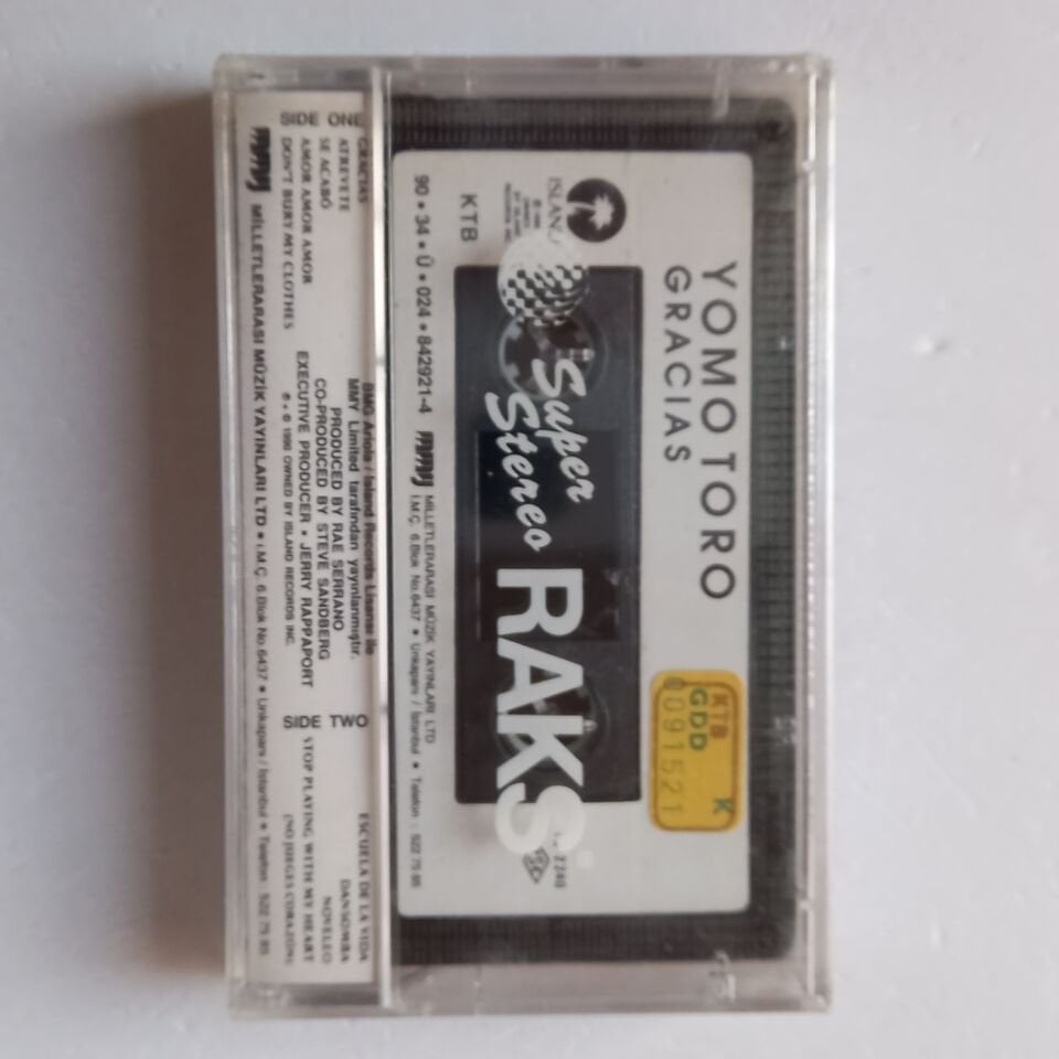 YOMO TORO - GRACIAS (1990) - KASET SIFIR