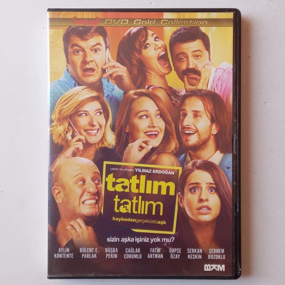 TATLIM TATLIM: HAYBEDEN GERÇEKÜSTÜ AŞK - YILMAZ ERDOĞAN, FATİH ARTMAN, GUPSE ÖZAY, SERKAN KESKİN - DVD 2.EL