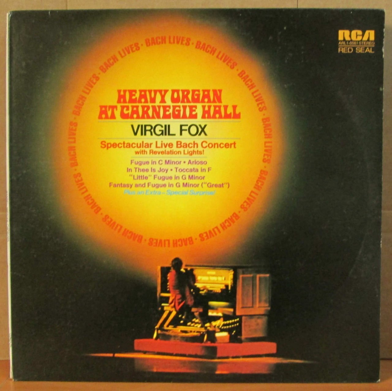 VIRGIL FOX  HEAVY ORGAN AT CARNEGIE HALL LP 2.EL
