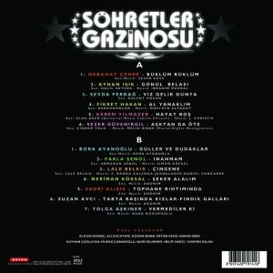 ŞÖHRETLER GAZİNOSU / SADRİ ALIŞIK, AYHAN IŞIK, NEBAHAT ÇEHRE, FİKRET HAKAN, LALE BELKIS - 2022 BASKI LP SIFIR PLAK