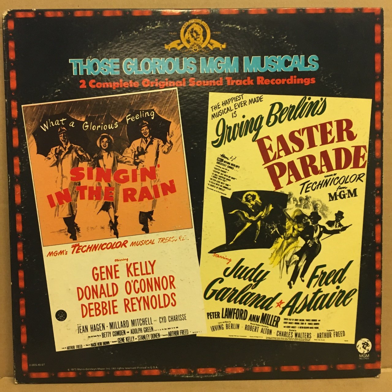 SINGIN' IN THE RAIN / FASTER PARADE - MGM SOUNDTRACKS (1973) 2.EL 2PLAK