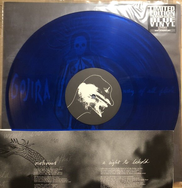GOJIRA – THE WAY OF ALL FLESH (2008) - 2LP 2025 LIMITED EDITION REISSUE TRANSPARENT BLUE VINYL SIFIR PLAK
