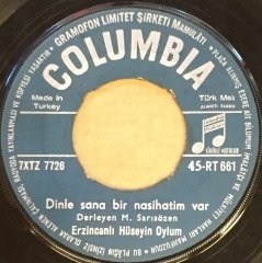 ERZİNCANLI HÜSEYİN OYLUM - ŞAHA DOĞRU GİDEN KERVAN / DİNLE SANA BİR NASİHATIM VAR 7'' 45 DEVİR