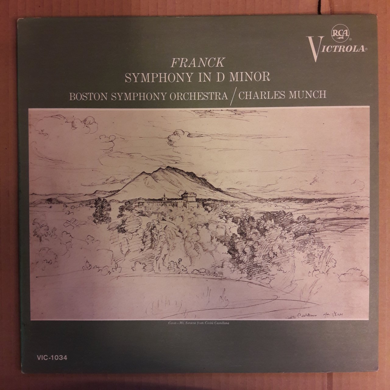 FRANK - SYMPHONY IN D MINOR / CHARLES MUNCH - LP 2.EL PLAK