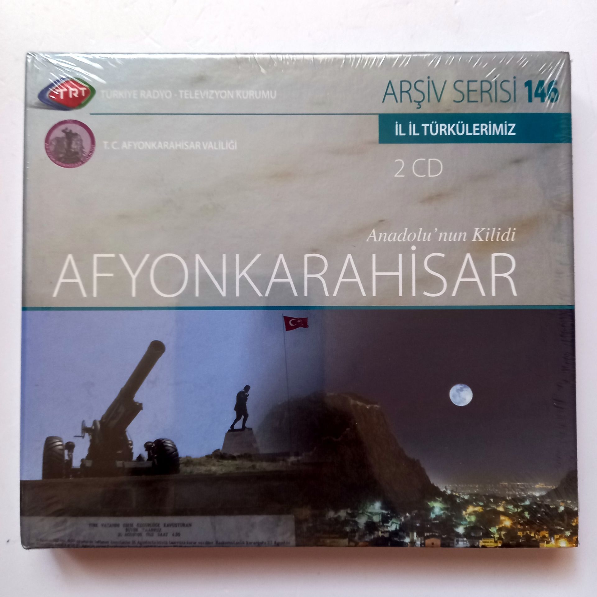 ANADOLU'NUN KİLİDİ: AFYONKARAHİSAR / İL İL TÜRKÜLERİMİZ / TRT ARŞİV SERİSİ 146 - 2CD SIFIR