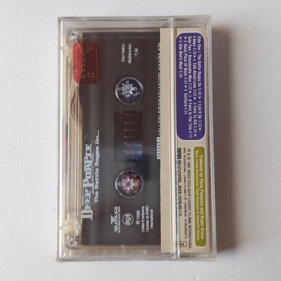 DEEP PURPLE - THE BATTLE RAGES ON (1993) - KASET SIFIR