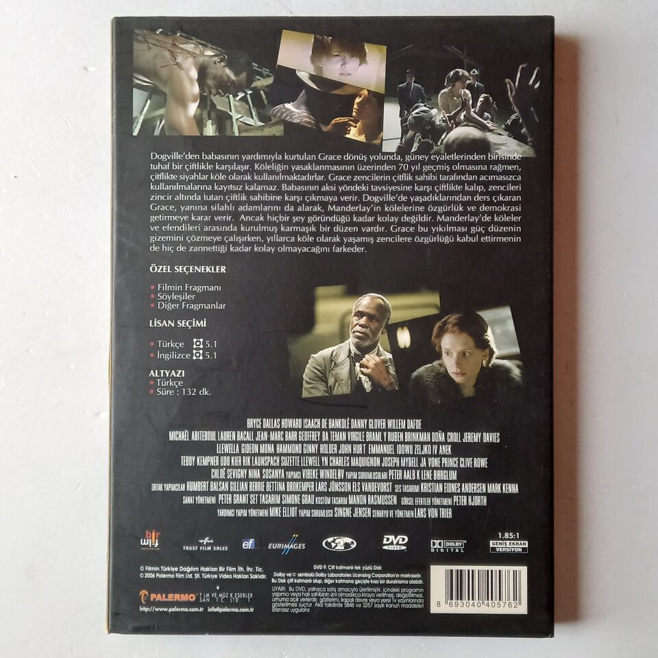 MANDERLAY - LARS VON TRIER, BRYCE DALLAS HOWARD - DVD 2.EL