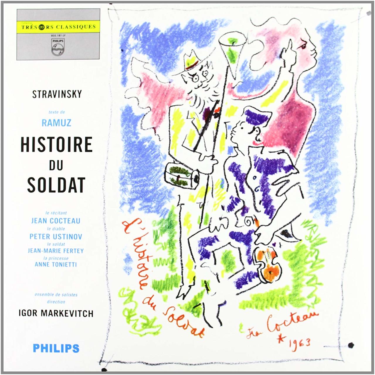 STRAVINSKY - HISTOIRE DU SOLDAT, IGOR MARKEVITCH 180G LP