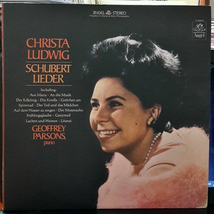 CHRISTA LUDWIG - SCHUBERT LIEDER - PLAK 2.EL