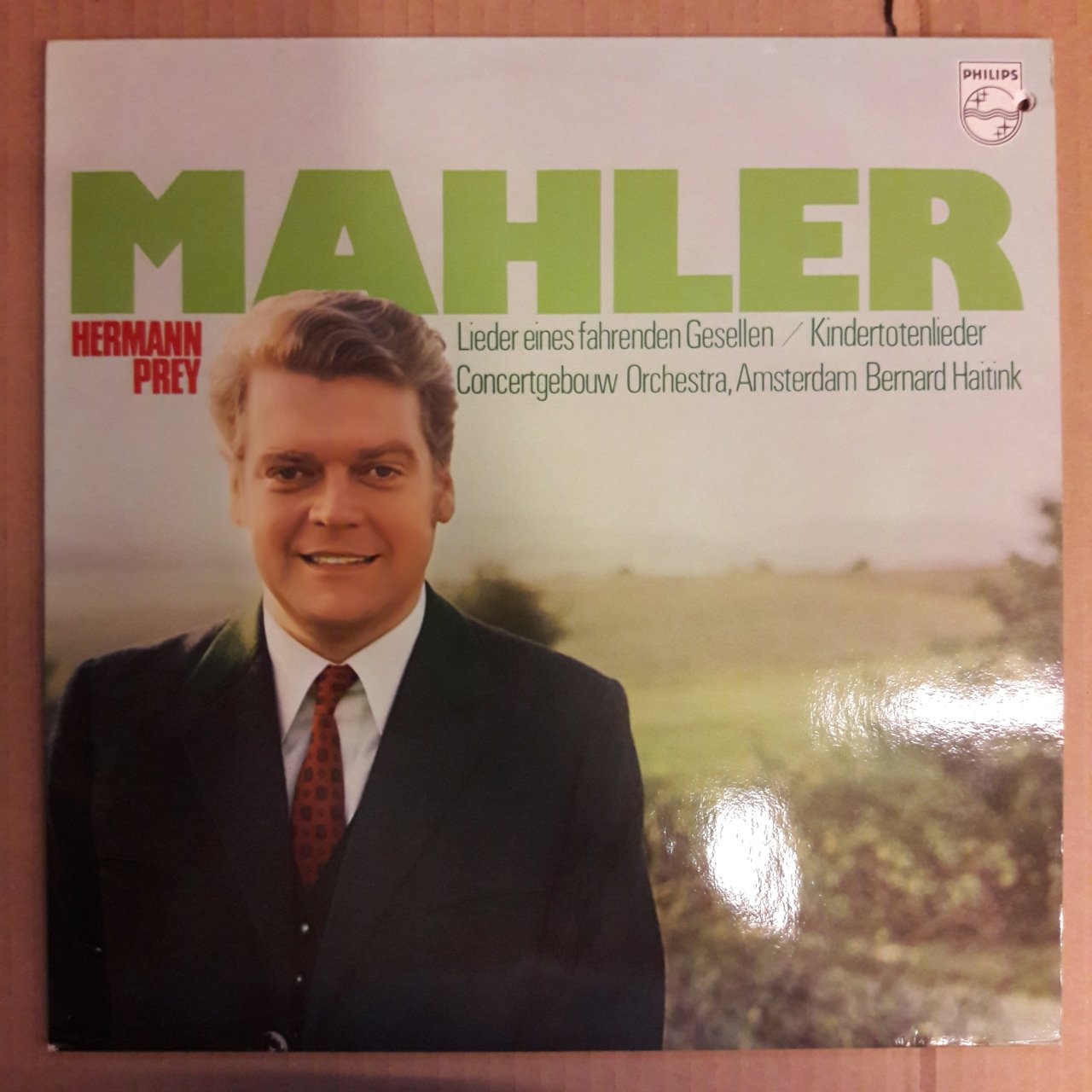 MAHLER - LIEDER EINES FAHREDEN GESELLEN / KINDERTOTENLIEDER / BERNARD HAITINK  (1970) - LP CUT OUT 2.EL PLAK