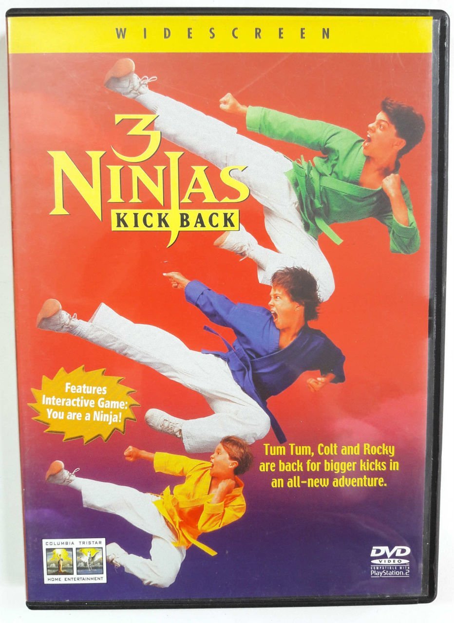 3 NINJAS KICK BACK - CHARLES T. KANGANIS - DVD SIFIR