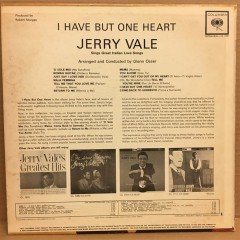JERRY VALE - I HAVE BUT ONE HEART - LP 2.EL PLAK