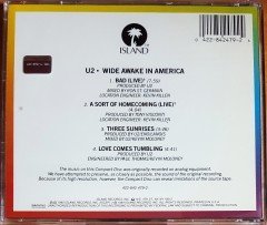 U2 - WIDE AWAKE IN AMERICA EP (1985) ISLAND CD 2.EL