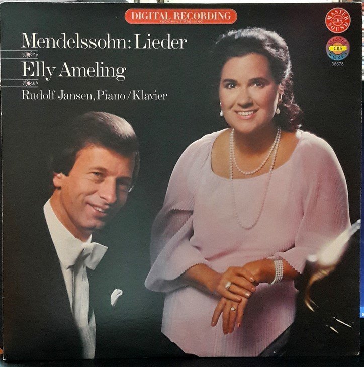 ELLY AMELING - MENDELSSOHN LIEDER (1982) - PLAK 2.EL