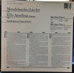 ELLY AMELING - MENDELSSOHN LIEDER (1982) - PLAK 2.EL