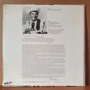 ERNEST TUBB - MY HILLBILLY BABY (1974) - LP DÖNEM BASKISI SIFIR PLAK