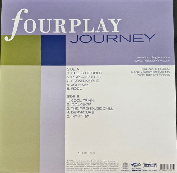 FOURPLAY - JOURNEY (2004) - LP POP JAZZ SMOOTH JAZZ 180GR 2024 EDITION SIFIR PLAK
