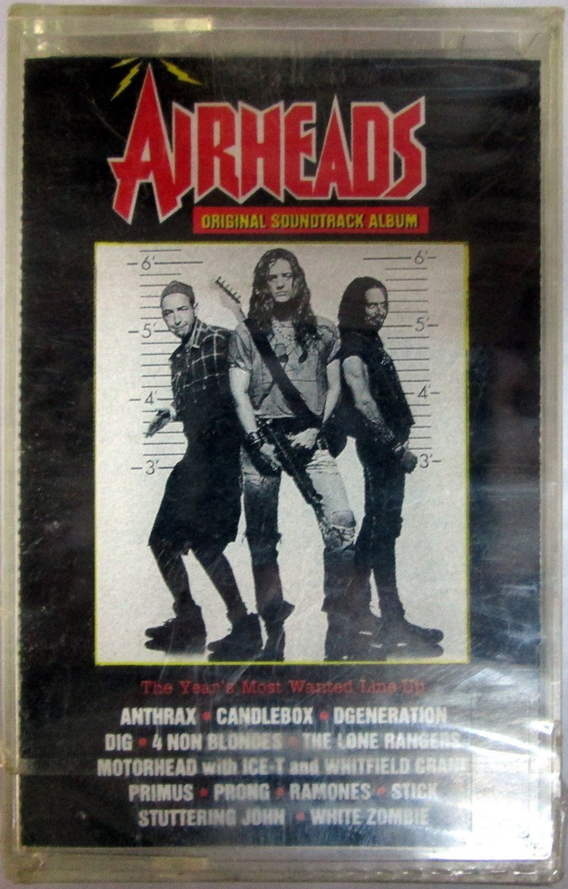 AIRHEADS SOUNDTRACK (1994) CASSETTE MMY MADE IN TURKEY ''NEW''