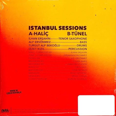 İLHAN ERŞAHİN - İLHAN ERŞAHİN'S ISTANBUL SESSIONS (2023) - 7'' 45RPM 45LİK SINGLE SIFIR PLAK