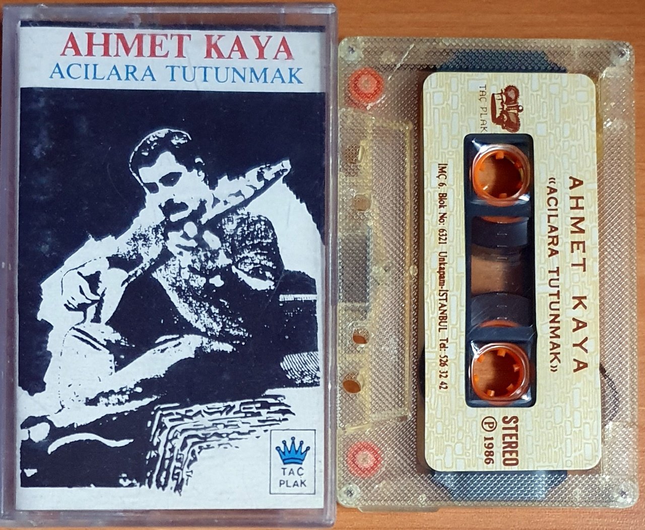 AHMET KAYA - ACILARA TUTUNMAK (1986) - KASET TAÇ 2.EL