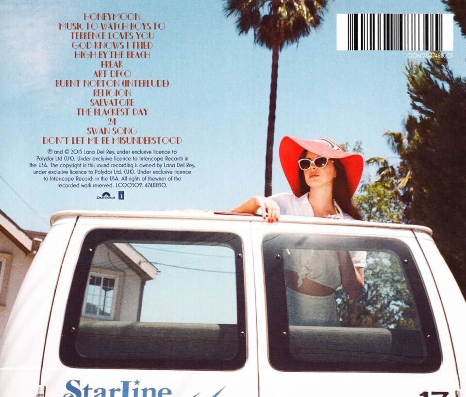 LANA DEL REY - HONEYMOON (2015) - CD JEWEL CASE AMBALAJINDA SIFIR
