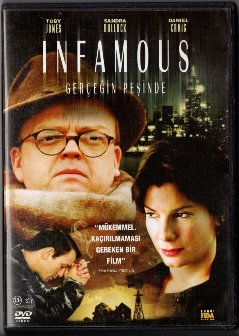INFAMOUS - GERÇEĞİN PEŞİNDE - TOBY JONES - SANDRA BULLOCK - DANIEL CRAIG - DVD 2.EL TRUMAN CAPOTE