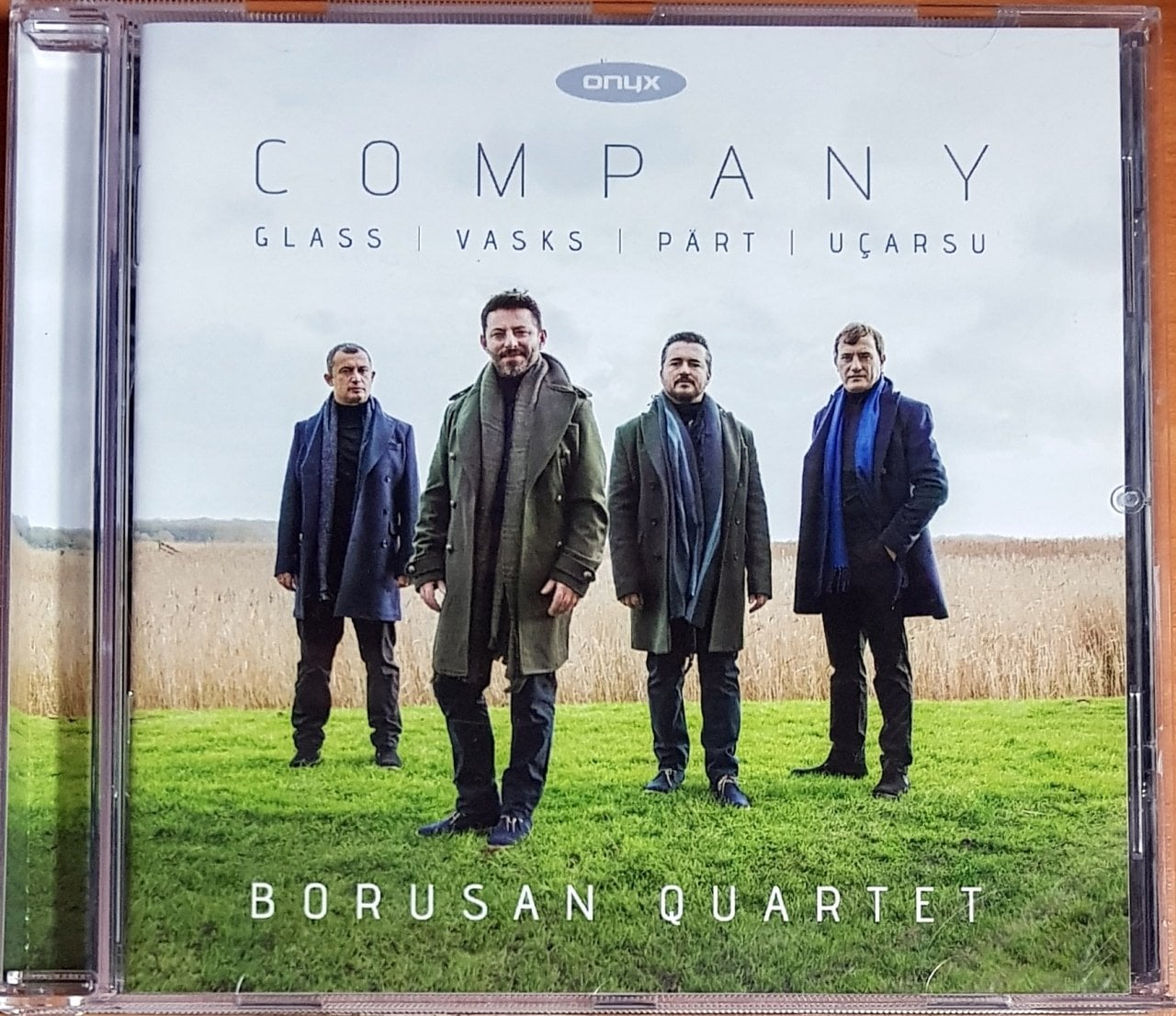 BORUSAN QUARTET - COMPANY / GLASS, VAKS, PART, UÇARSU (2017) ONYX CD 2.EL