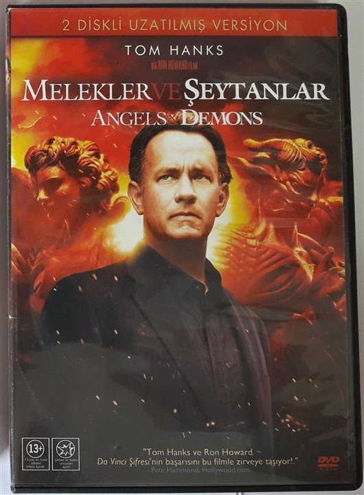 MELEKLER VE ŞEYTANLAR - ANGELS & DEMONS - TOM HANKS - RON HOWARD - 2DVD UZATILMIŞ VERSİYON 2.EL