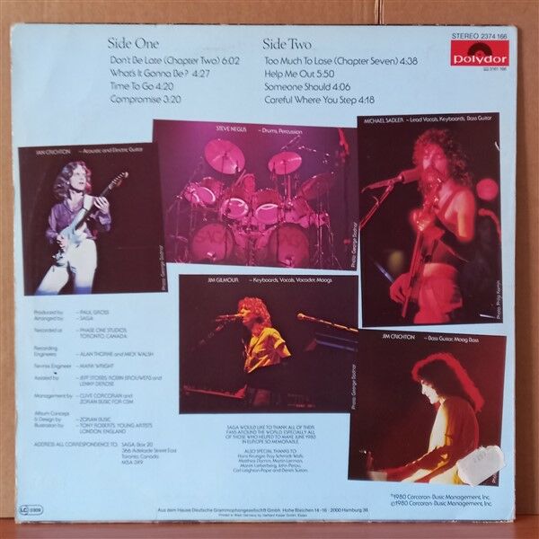 SAGA – SILENT KNIGHT (1980) - LP 2.EL PLAK