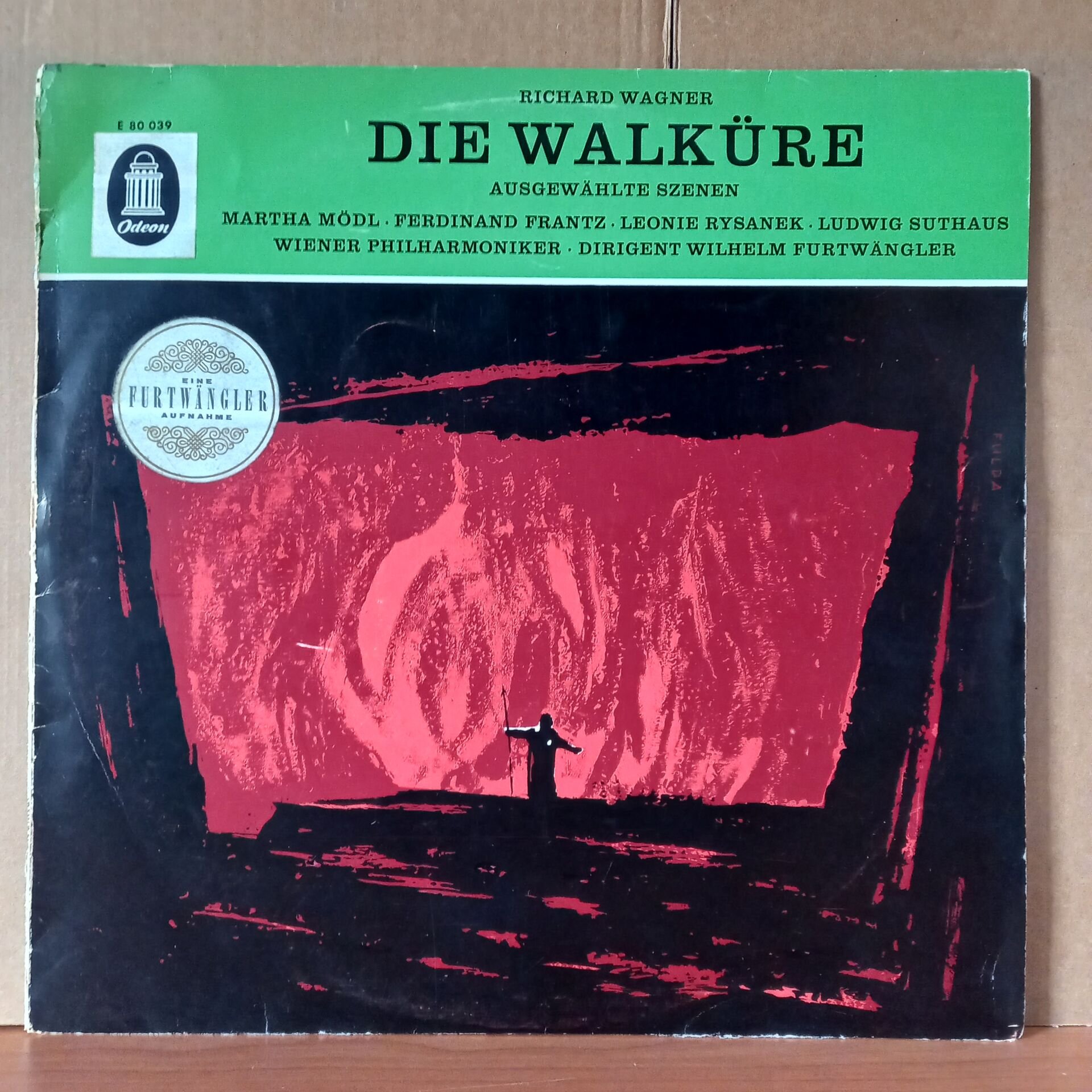 RICHARD WAGNER: DIE WALKÜRE / AUSGEWAHLTE SZENEN / WILHELM FURTWANGLER - LP 2.EL PLAK