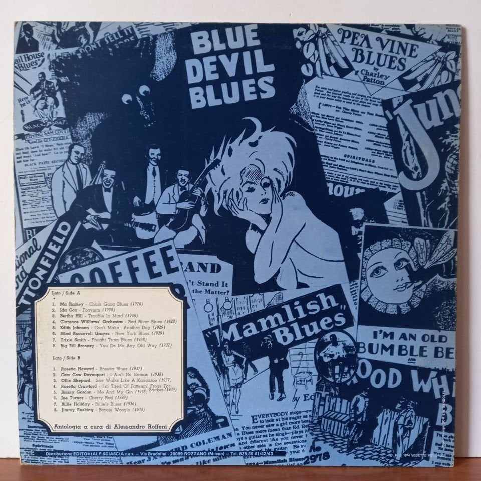 IL BLUES JAZZISTICO VOL. 2 / MA RAINEY, IDA COX, BERTHA CHIPPIE HILL, EDITH JOHNSON (1974) - LP 2.EL PLAK