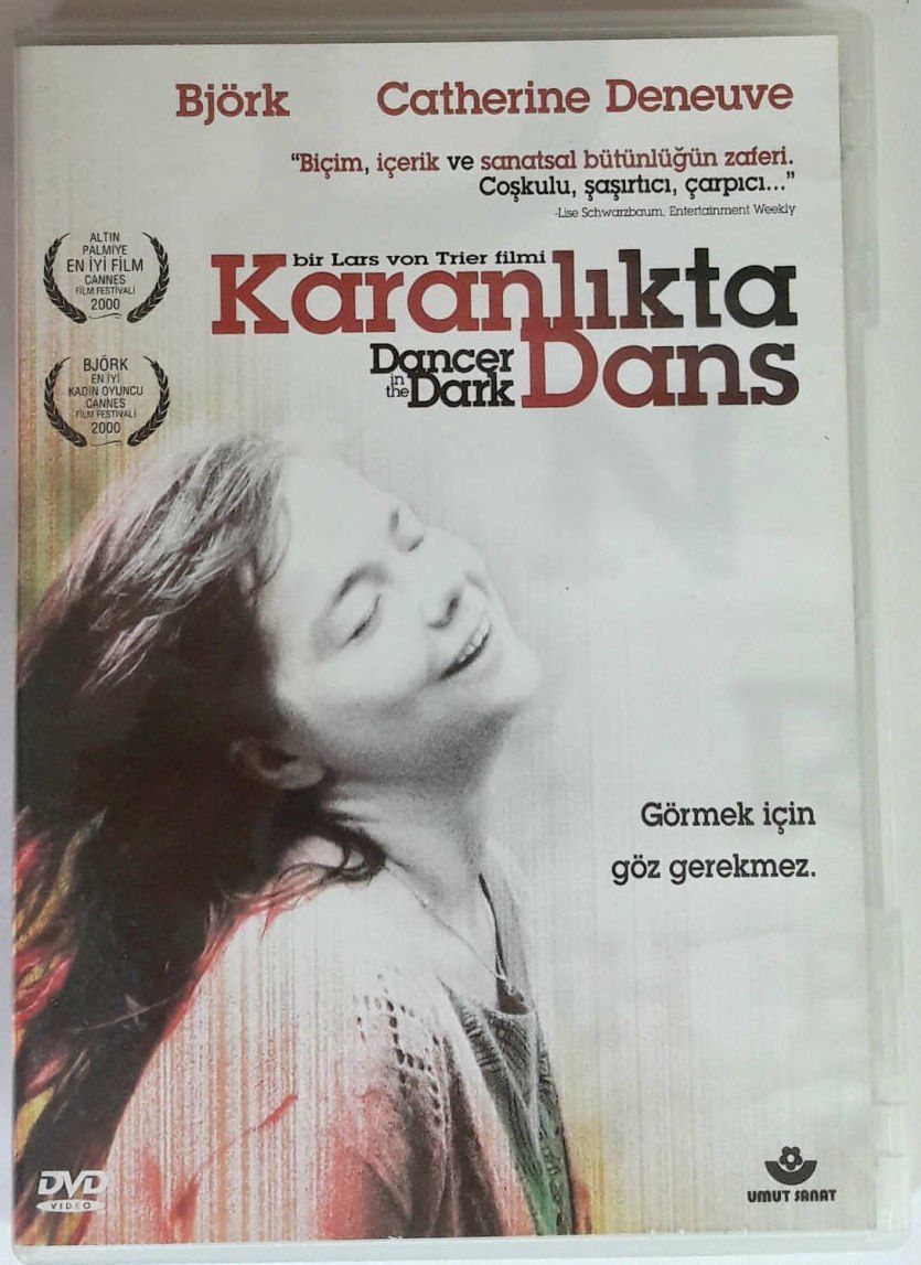 KARANLIKTA DANS - DANCER IN THE DARK - BJÖRK - CATHERINE DENEUVE - LARS VON TRIER - DVD 2.EL