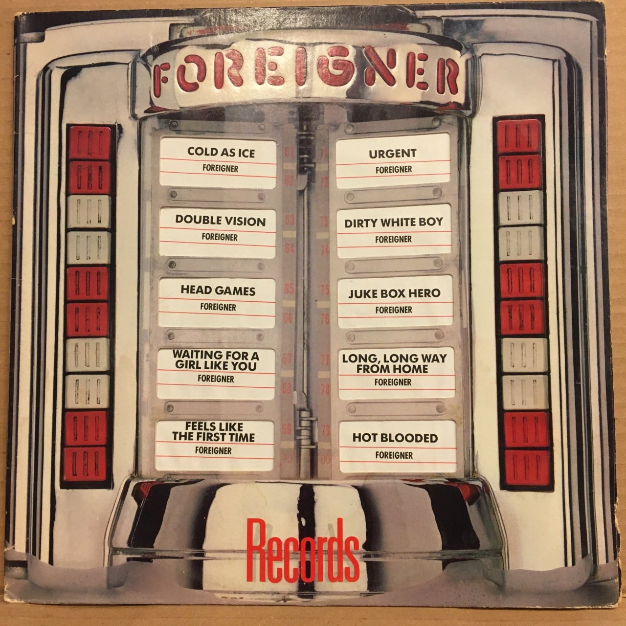 FOREIGNER - RECORDS (1982) 2.EL PLAK