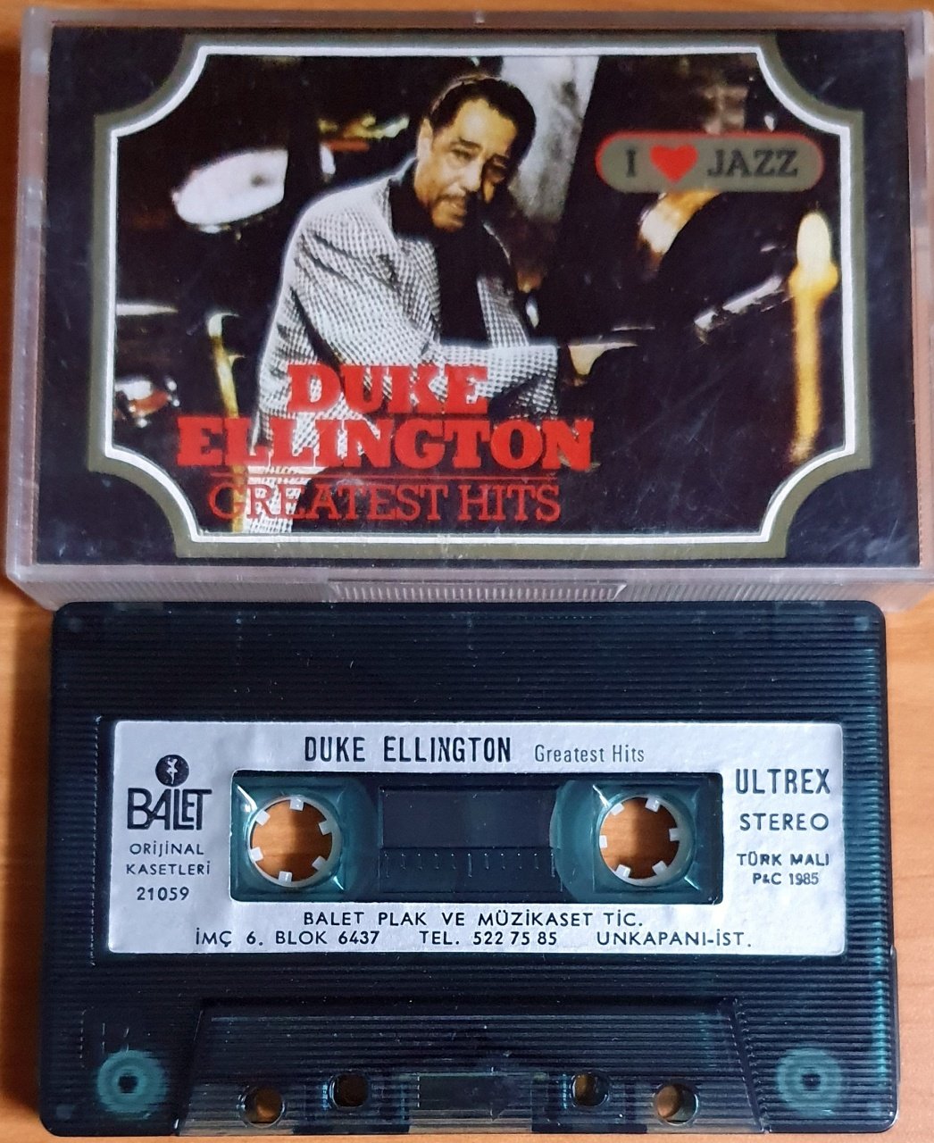 DUKE ELLINGTON - GREATEST HITS (1985) - KASET BALET 2.EL