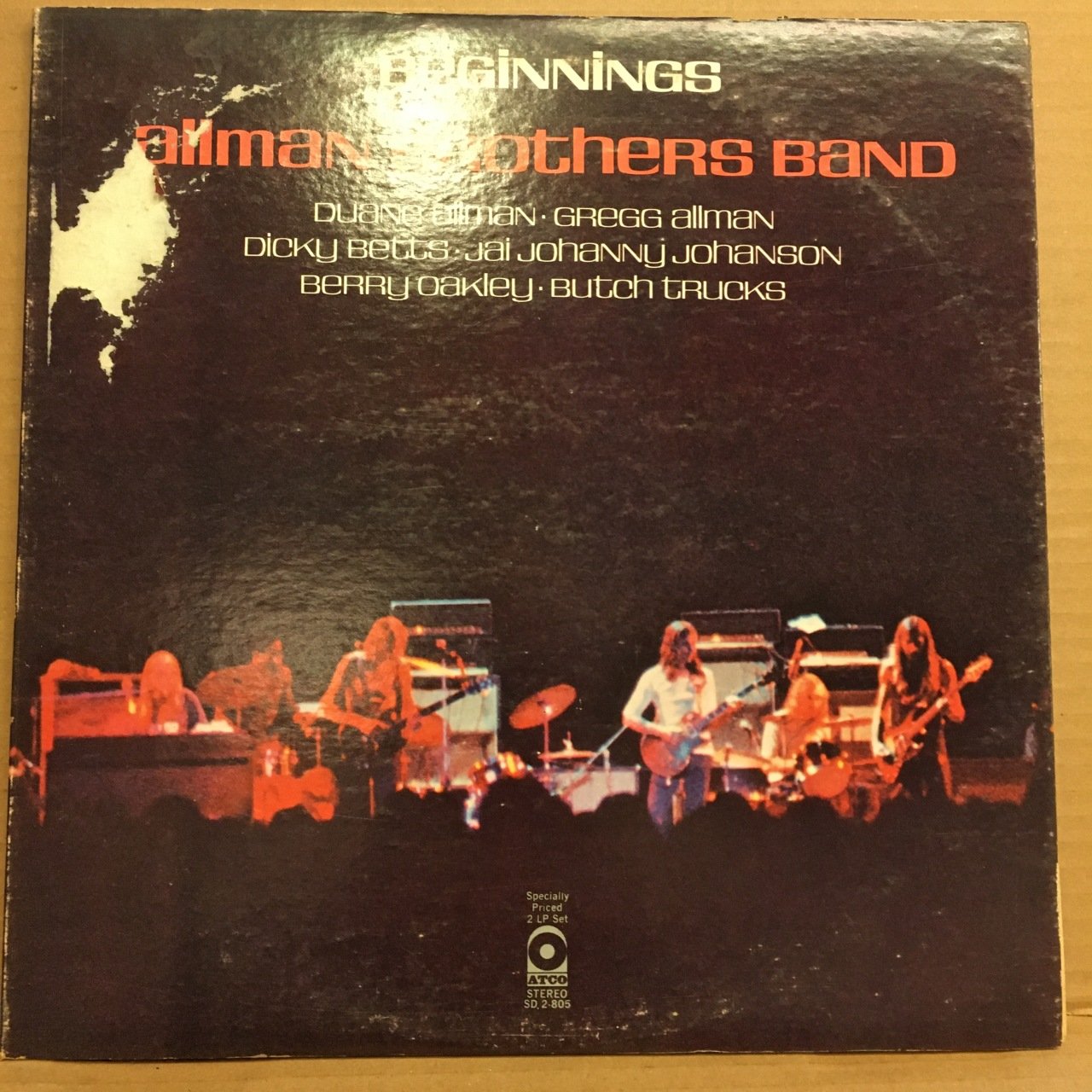 ALLMAN BROTHERS BAND - BEGINNINGS (1973) - 2PLAK 2.EL