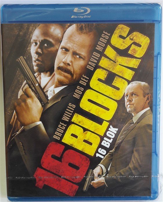 16 BLOK - 16 BLOCKS - BRUCE WILLIS - MOS DEF - BLU-RAY SIFIR
