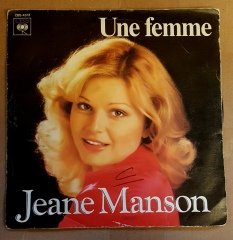 JEANE MANSON - UNE FEMME / MON AMOUR AU BOIS DORMANT (1976) - 7'' 45 DEVİR SINGLE PLAK