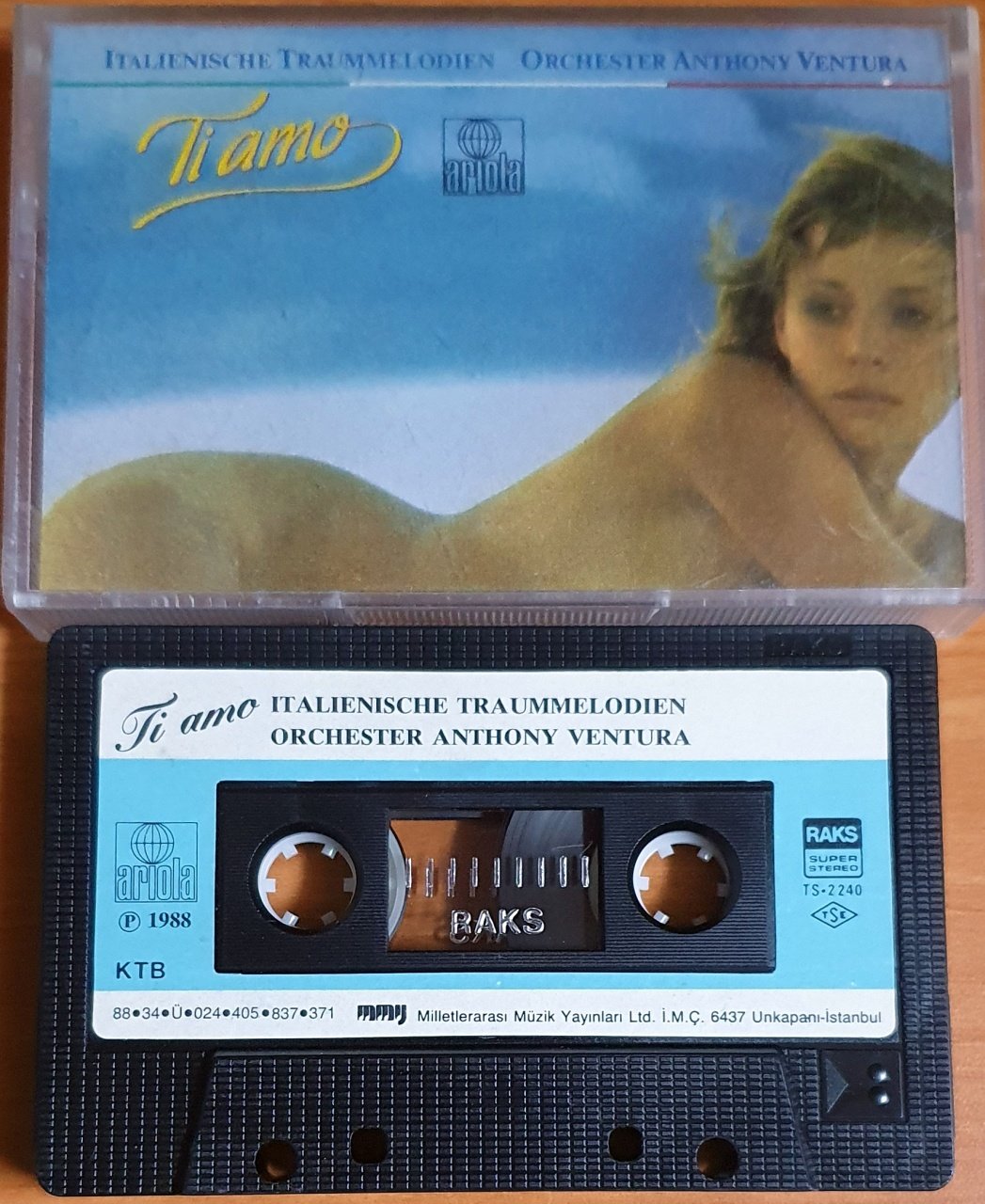 ORCHESTER ANHONY VENTURA - TI AMO (1988) - KASET 2.EL