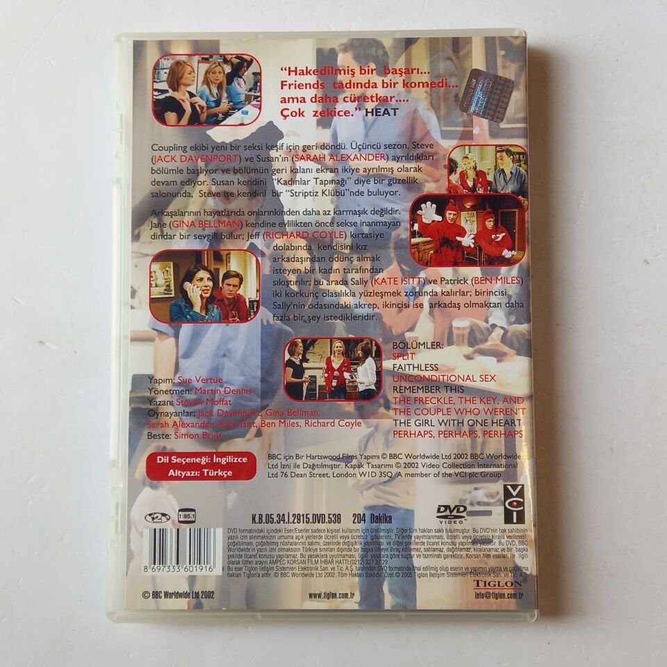 COUPLING - 3.SEZONUN TAMAMI - DVD 2.EL