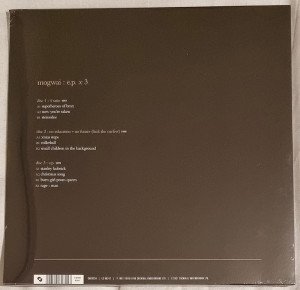 MOGWAI - E.P x 3 (2021) - 3LP COLOURED SIFIR PLAK